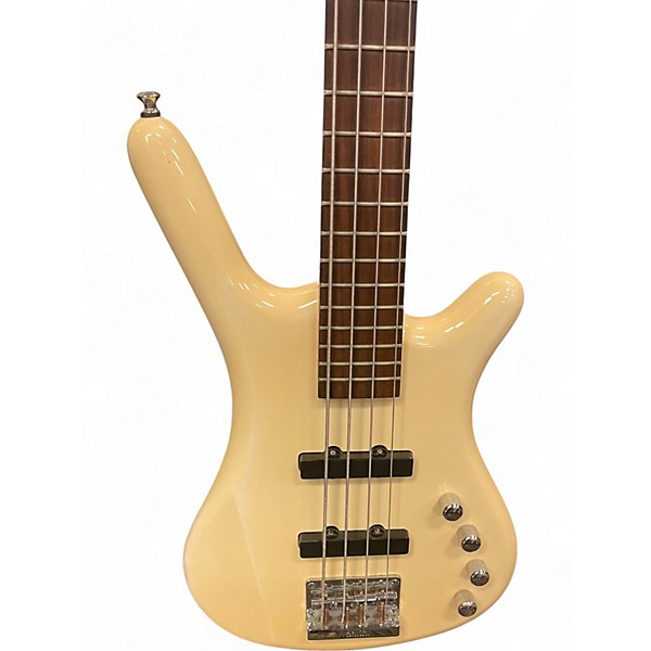 Used RockBass by Warwick corvette white Electric Bass Guitar