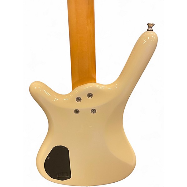 Used RockBass by Warwick corvette white Electric Bass Guitar