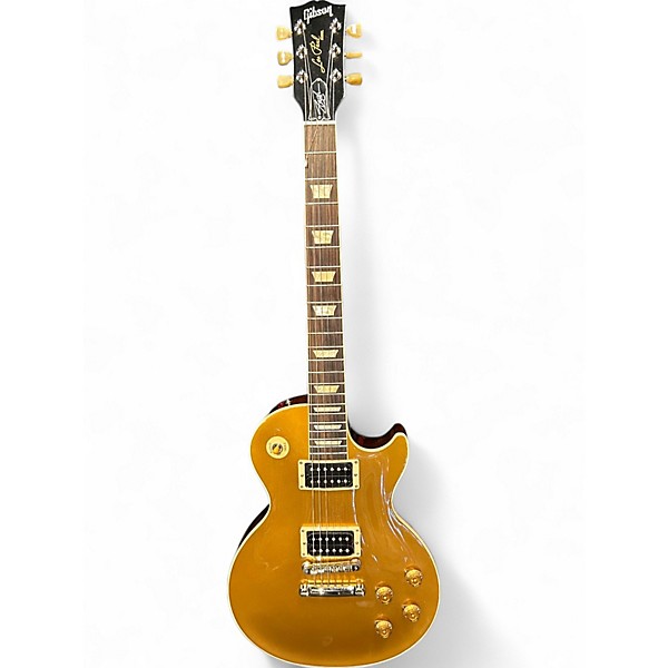 Used 2020 Gibson Slash "Victoria" Les Paul Standard Gold Top Solid Body Electric Guitar,Specials : American Fashion Style Bags On Sale