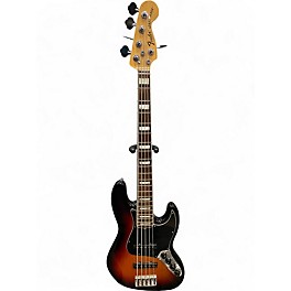 Used Fender American Deluxe Jazz Bass V 3 Tone Sunburst Electric Bass Guitar