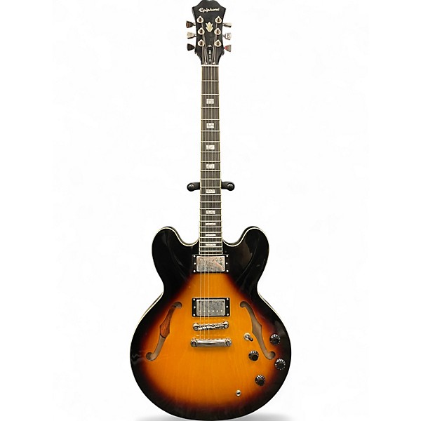 Used Epiphone ES335 Pro 2 Color Sunburst Hollow Body Electric Guitar