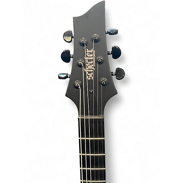 Used Schecter PT BLACK OPS SATIN BLACK Solid Body Electric Guitar