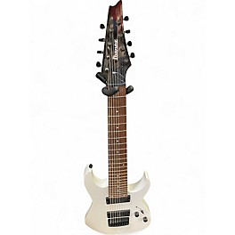Used Ibanez RG8 8 String WHITE Solid Body Electric Guitar