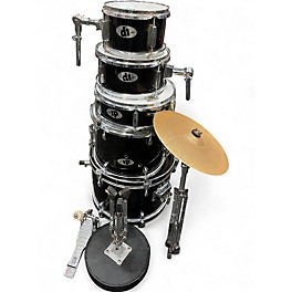 Used ddrum 5 Piece D1 Junior Black Drum Kit