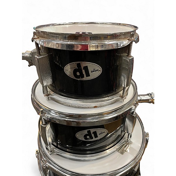 Used ddrum 5 Piece D1 Junior Black Drum Kit