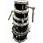 Used ddrum 5 Piece D1 Junior Black Drum Kit