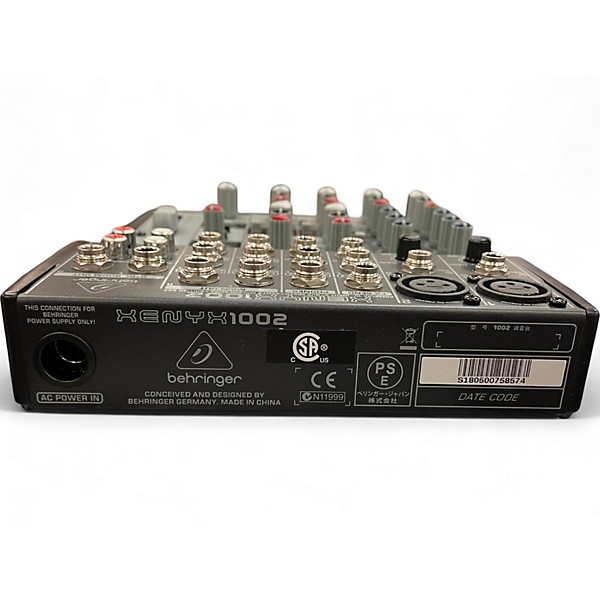 Used Behringer Xenyx 1002 Unpowered Mixer