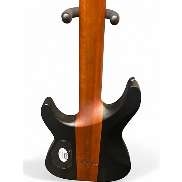 Used Schecter Guitar Research Diamond C7 Rob Scallon black and natural Solid Body Electric Guitar