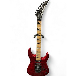 Used Jackson JS34Q Dinky Trans Red Solid Body Electric Guitar