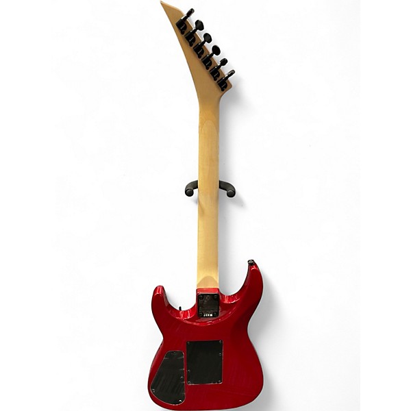 Used Jackson JS34Q Dinky Trans Red Solid Body Electric Guitar