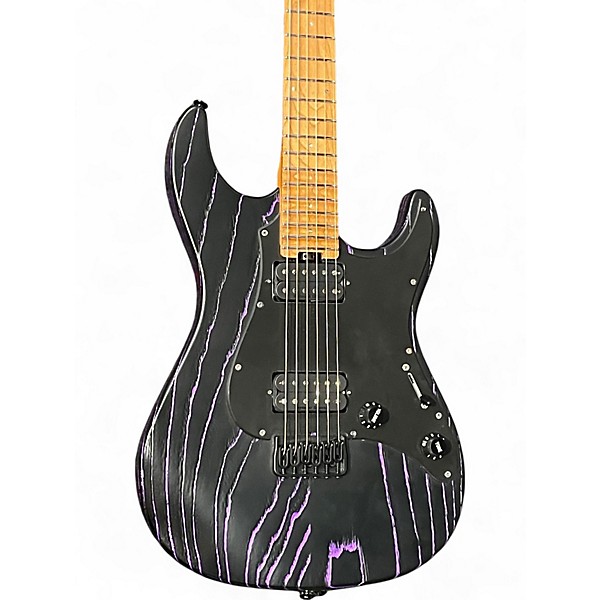 Used 2021 ESP LTD SN1000 HT Black and Purple Solid Body Electric Guitar