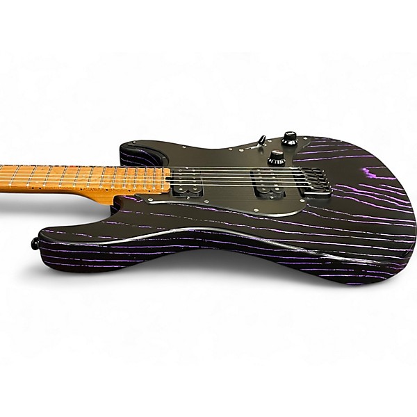 Used 2021 ESP LTD SN1000 HT Black and Purple Solid Body Electric Guitar