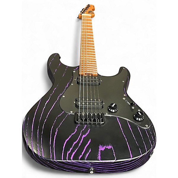 Used 2021 ESP LTD SN1000 HT Black and Purple Solid Body Electric Guitar