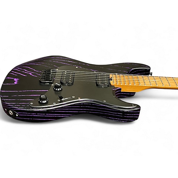 Used 2021 ESP LTD SN1000 HT Black and Purple Solid Body Electric Guitar