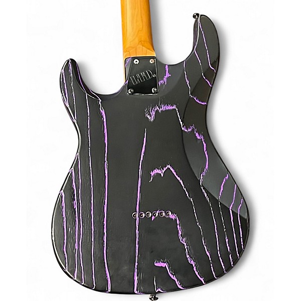Used 2021 ESP LTD SN1000 HT Black and Purple Solid Body Electric Guitar