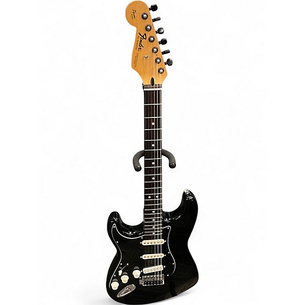 Used 1995 Fender Stratocaster Squier Series Black Electric Guitar
