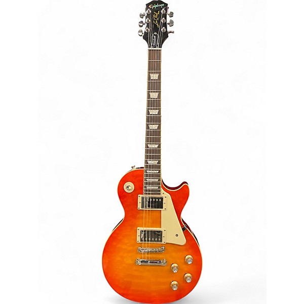 Used 2024 Epiphone Les Paul Standard 60´s Quilt Top Faded Cherry Sunburst Solid Body Electric Guitar,New Products : American Fashion Style Bags On Sale