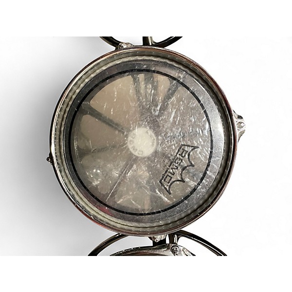 Used Remo 3 Piece Rototom Black Roto Toms