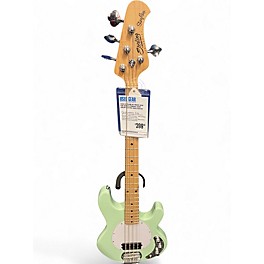 Used Sterling by Music Man SUB SERIES STINGRAY Surf Green Electric Bass Guitar