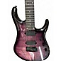 Used Sterling by Music Man John Petrucci JP157d 7 String with Dimarzio pickups eminence purple Solid Body Electric Guitar
