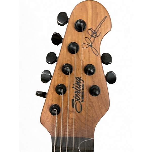 Used Sterling by Music Man John Petrucci JP157d 7 String with Dimarzio pickups eminence purple Solid Body Electric Guitar