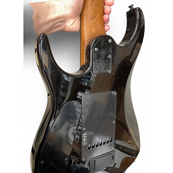 Used Sterling by Music Man John Petrucci JP157d 7 String with Dimarzio pickups eminence purple Solid Body Electric Guitar