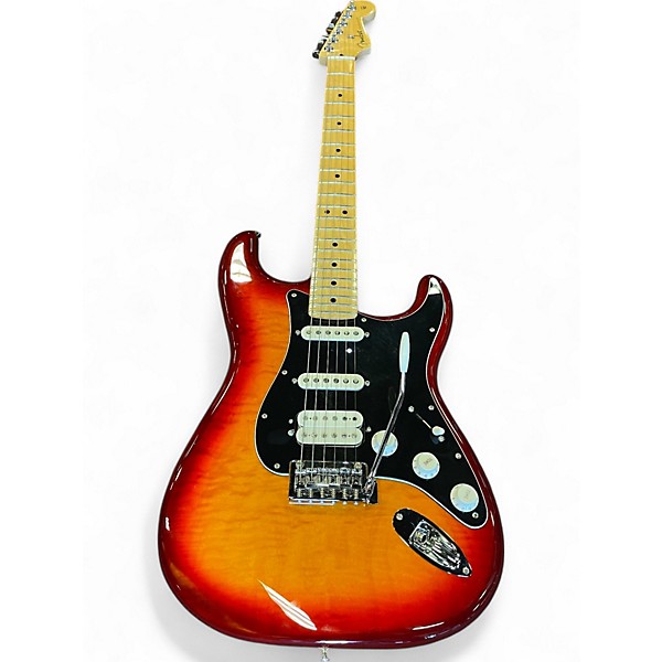 Used Fender Player Stratocaster HSS Plus Top AGED CHERRY BURST Solid Body Electric Guitar