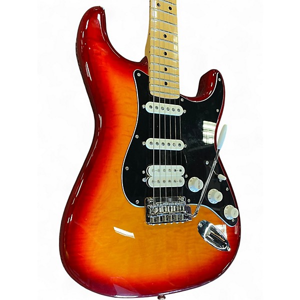 Used Fender Player Stratocaster HSS Plus Top AGED CHERRY BURST Solid Body Electric Guitar