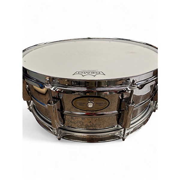 Used Pearl 5.5X14 Sensitone Snare Steel Drum