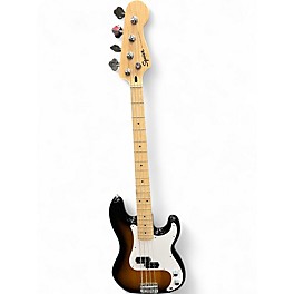Used Squier Precision Bass 2 Tone Sunburst Electric Bass Guitar