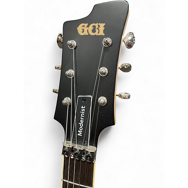 Used Gci Modernist Black Solid Body Electric Guitar