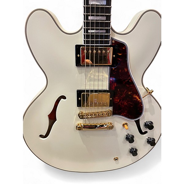 Used Epiphone 335 Alpine White Hollow Body Electric Guitar