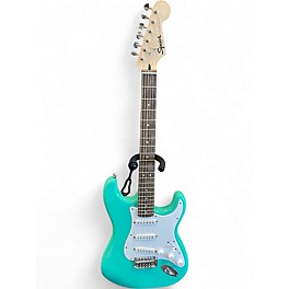 Used Squier Bullet Stratocaster Seafoam Green Solid Body Electric Guitar