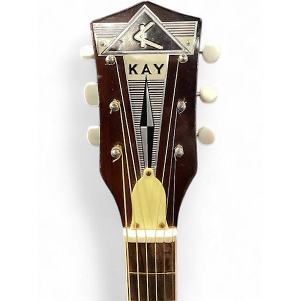 Vintage 1960 Kay N2 Archtop Natural Acoustic Guitar