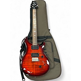 Used PRS SE Custom 24 Fire Red Solid Body Electric Guitar