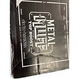 Used Electro-Harmonix Metal Muff Distortion With Top Boost Effect Pedal
