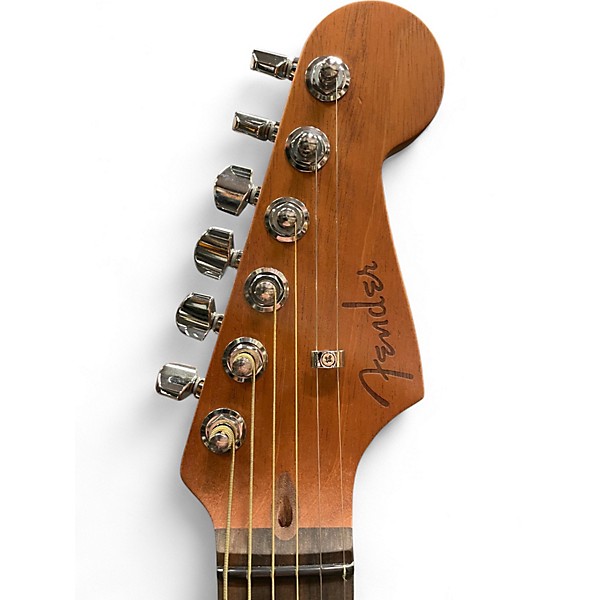 Used Fender American Acoustasonic JAZZMASTER 2 Color Sunburst Acoustic Guitar