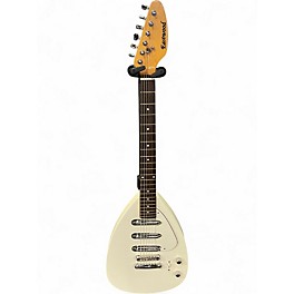 Used Eastwood VT6 TEARDROP WHITE Solid Body Electric Guitar