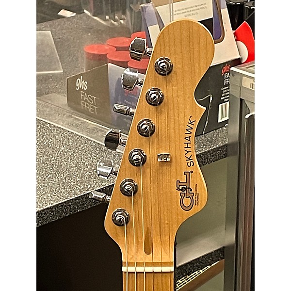 Used 2021 G&L Fullerton Deluxe-Skyhawk Clear Orange Solid Body Electric Guitar