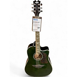 Used Keith Urban player GREEN Acoustic Guitar