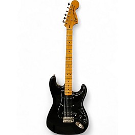 Used Squier Classic Vibe 1970s HSS Stratocaster Black Solid Body Electric Guitar