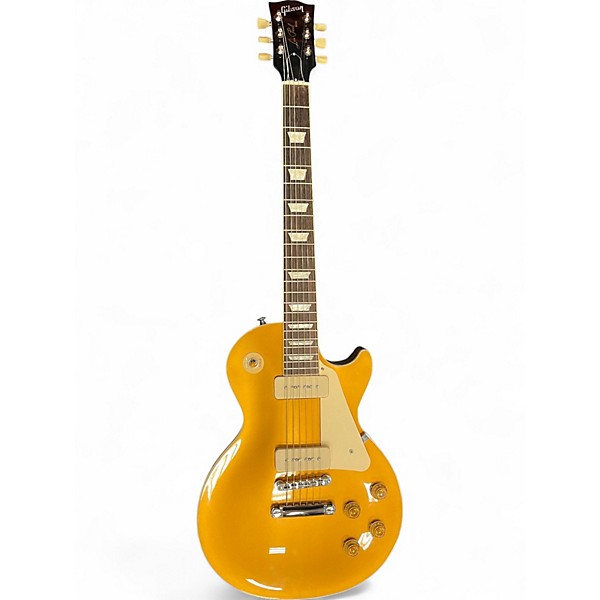 Used Gibson Les Paul Standard ´50s P-90 Electric Guitar Gold Top Gold Solid Body Electric Guitar,Specials : American Fashion Style Bags On Sale