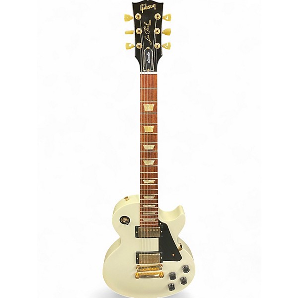 Used 2012 Gibson LES PAUL STUDIO Antique Ivory Solid Body Electric Guitar