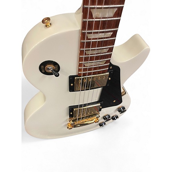 Used 2012 Gibson LES PAUL STUDIO Antique Ivory Solid Body Electric Guitar