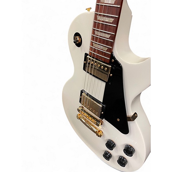 Used 2012 Gibson LES PAUL STUDIO Antique Ivory Solid Body Electric Guitar