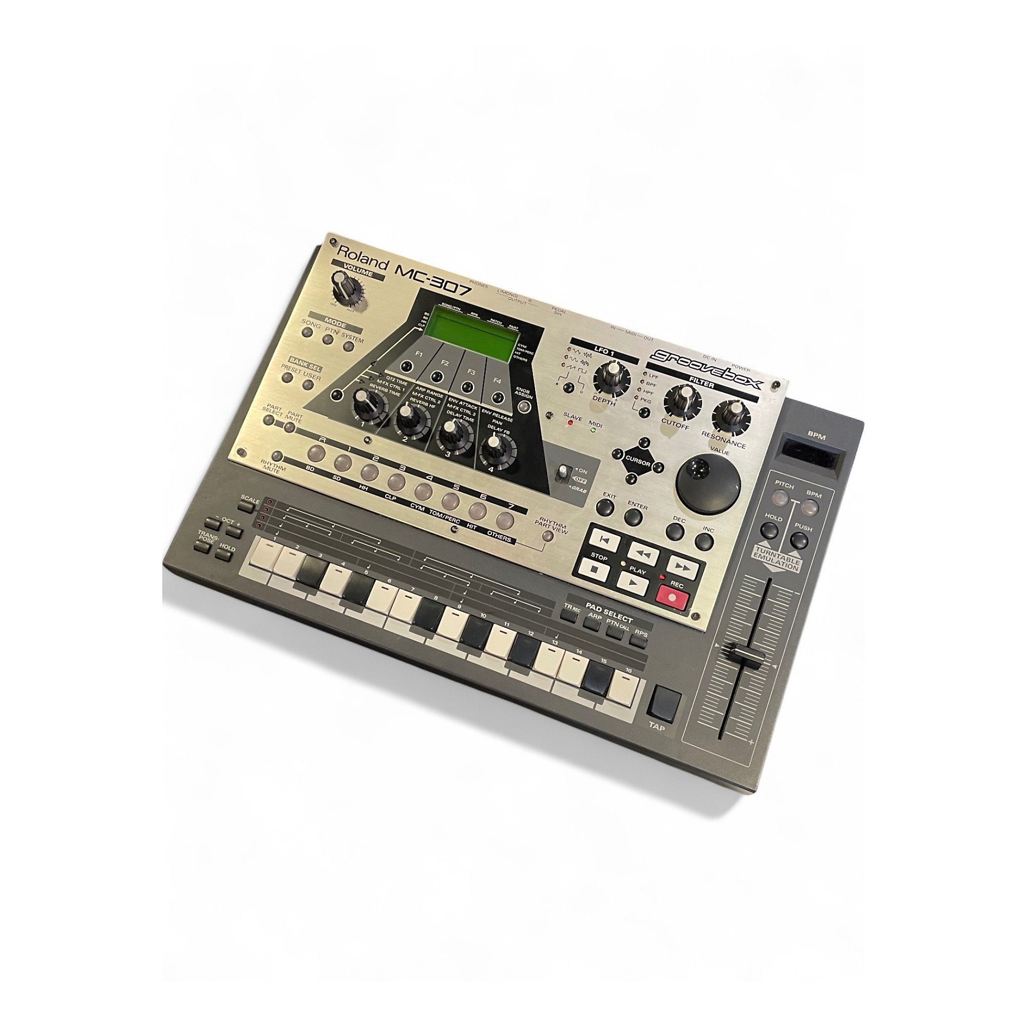 Used Roland MC-307 Groovebox Production Controller | Guitar