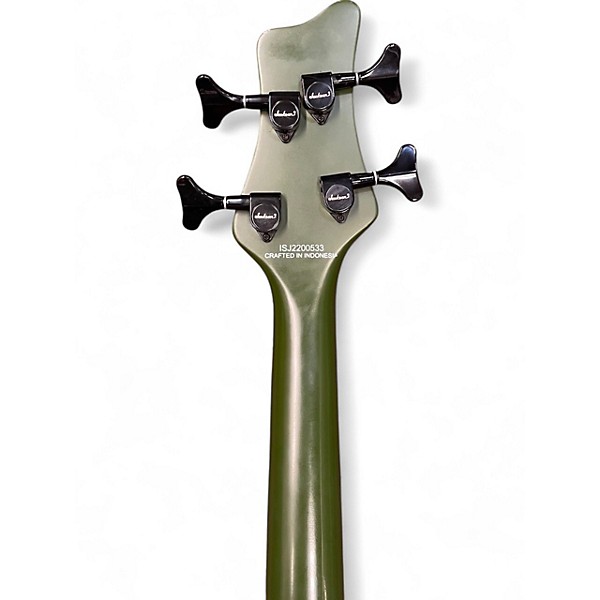 Used Jackson X SERIES SPECTRA SBX IV OLIVE DRAB SATIN Electric Bass Guitar