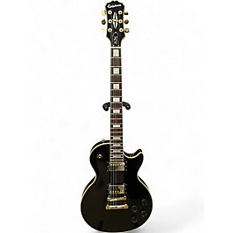 Used Epiphone Les Paul Custom Pro Black Solid Body Electric Guitar