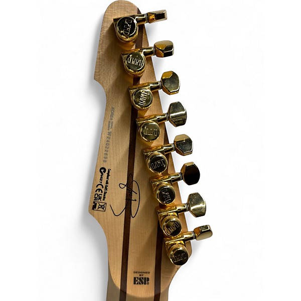 Used ESP LTD JRV8 GOLD Solid Body Electric Guitar