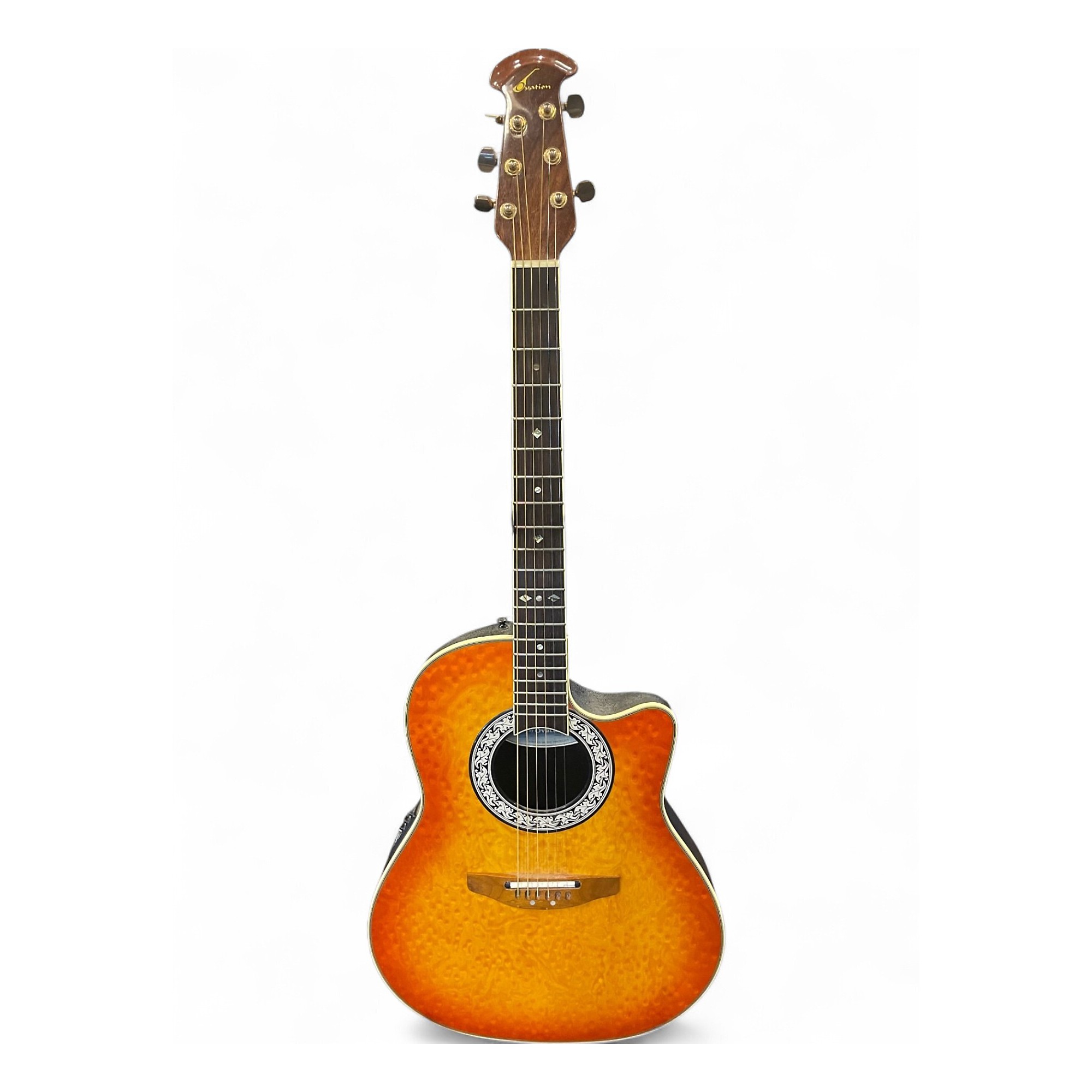 Ovation ULTRA Series 1528D オベーション Used Ovation Ultra Deluxe 1528D Sunburst Acoustic Electric